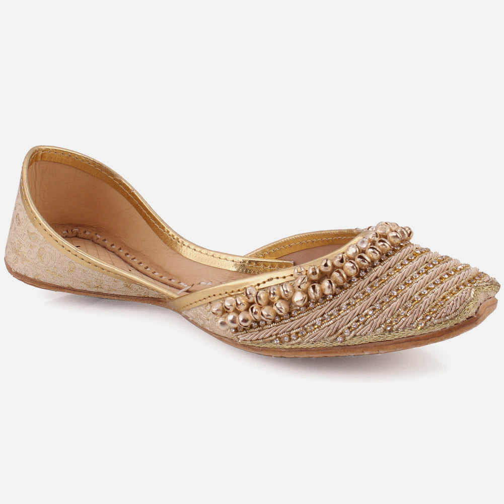 Women VIDEHA Indian Khussa Slippers