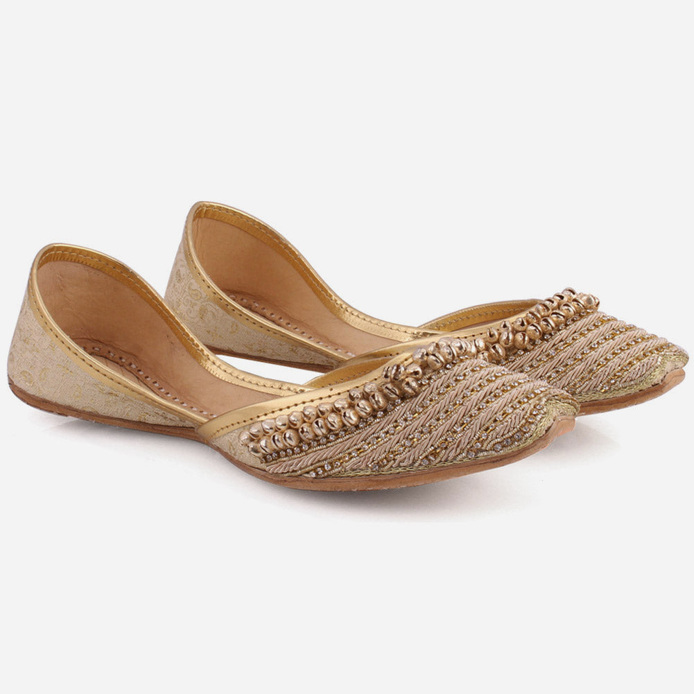 Women VIDEHA Indian Khussa Slippers