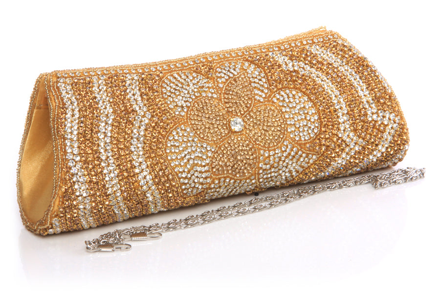Womens ‘Marie’ Beads Adorned Prom Party Handbag