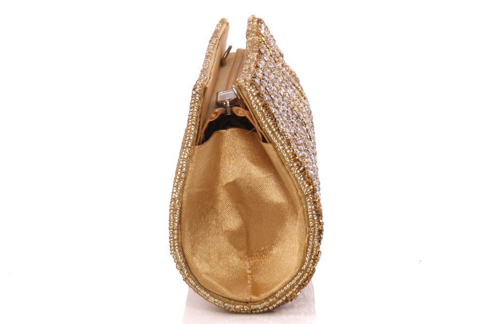 Womens ‘Samur’ Sequins Adorned Bridal Handbag