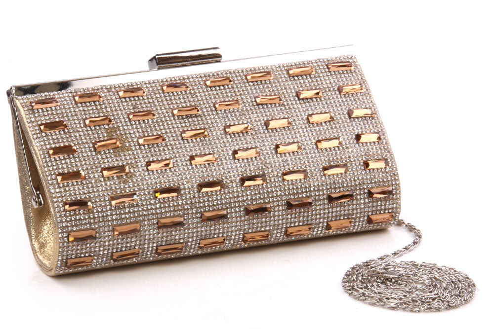 Womens Crystals Detailing 'Pixie' Party Clutch