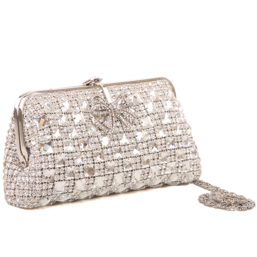 Women ‘Ayers’ Diamante Embellished Evening Clutch Bag