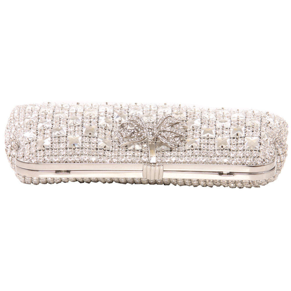 Women ‘Ayers’ Diamante Embellished Evening Clutch Bag