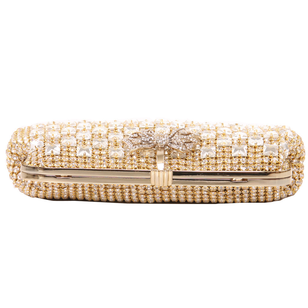 Women ‘Ayers’ Diamante Embellished Evening Clutch Bag