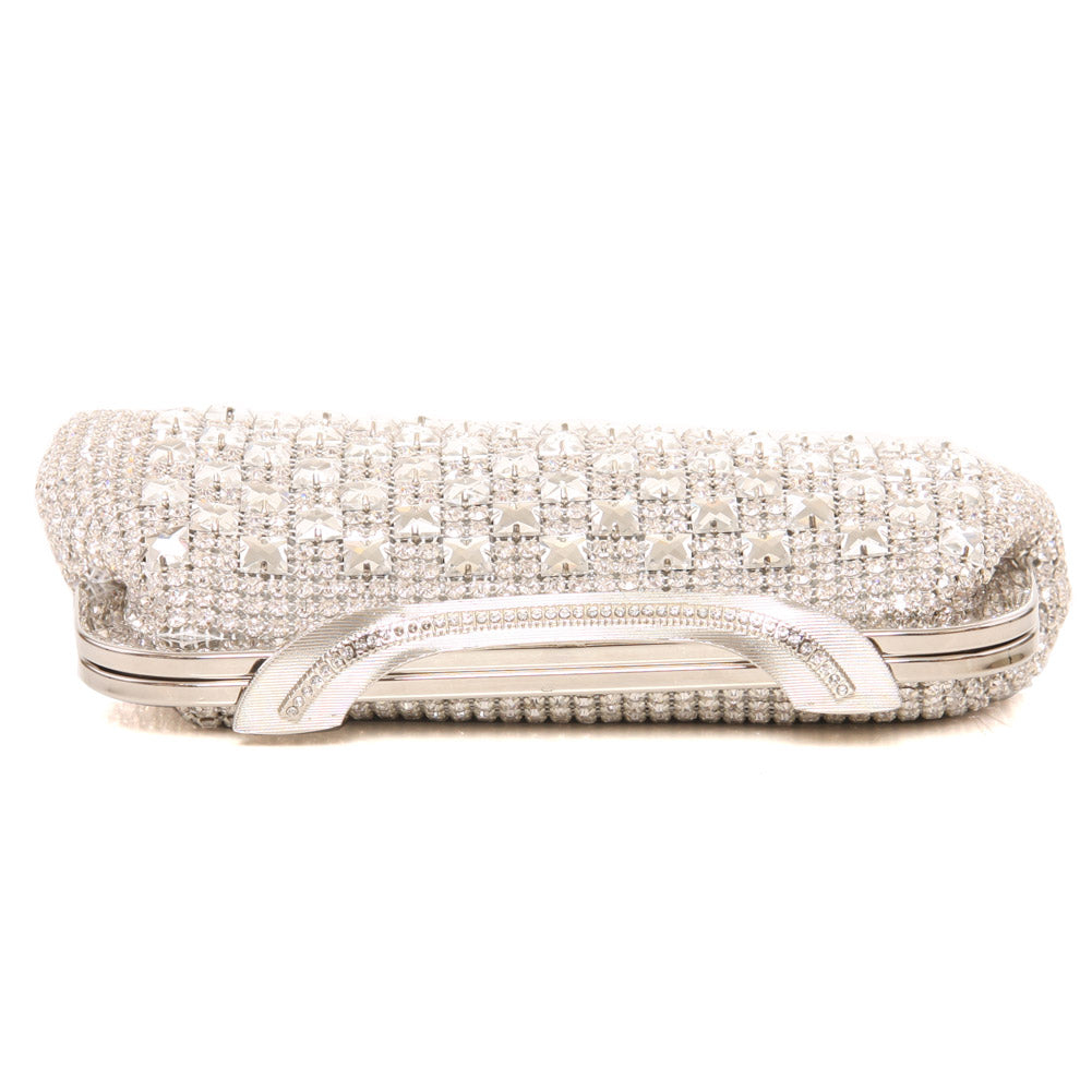 Women ‘Becky’ Diamante Embellished Evening Clutch Bag