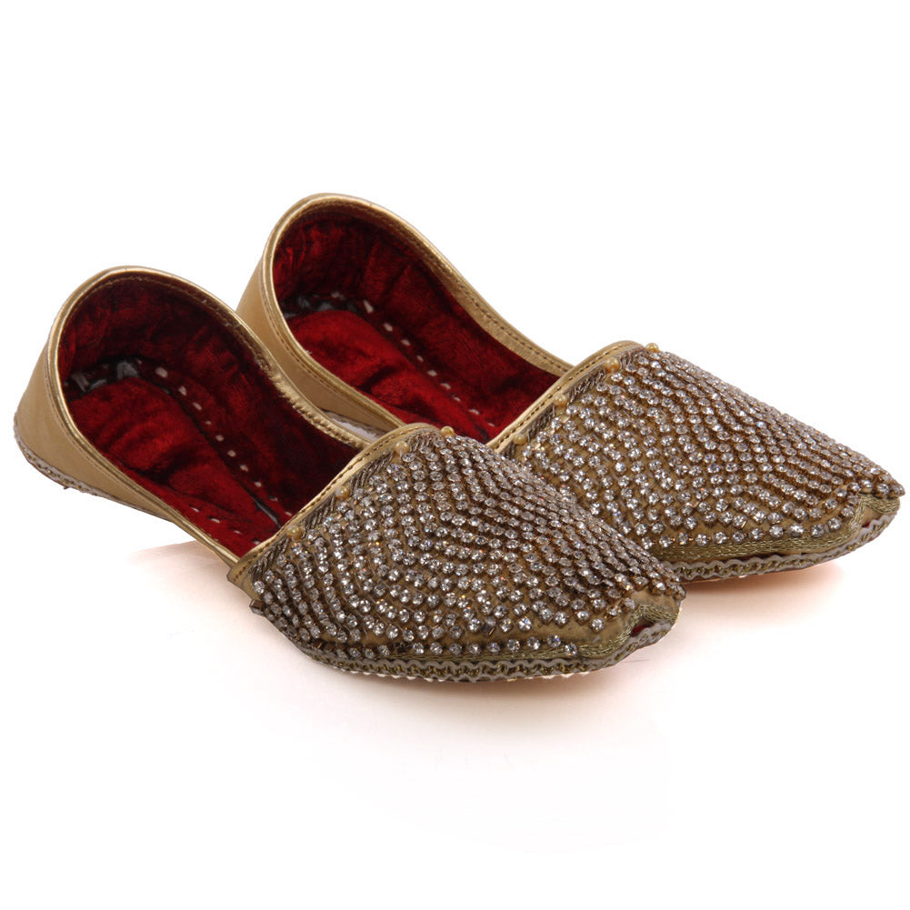 Boys ‘Rogie’ Leather Indian Khussa Shoes