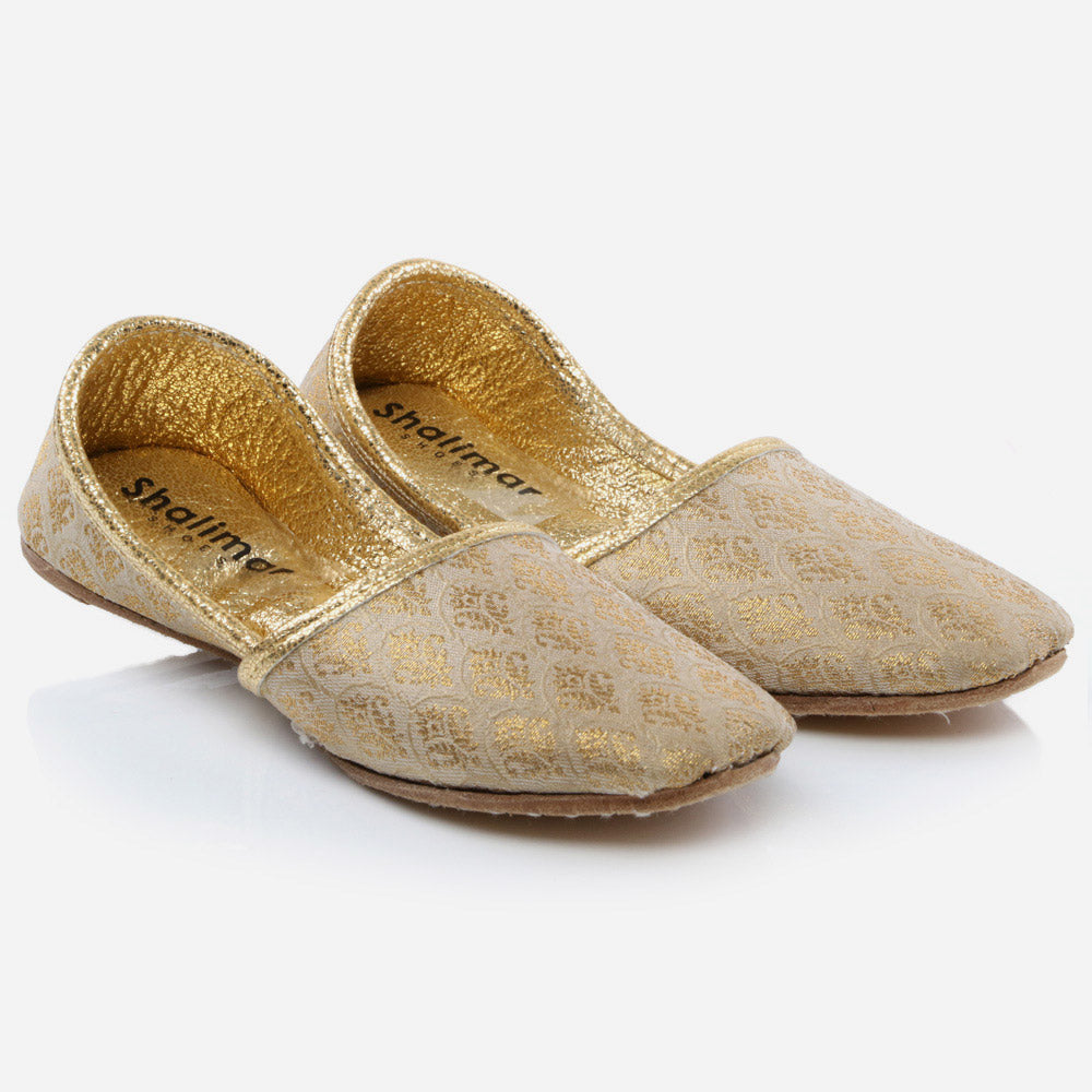 Infants Boys Fancy Traditional Indian Handmade Leather Khussa Jutti Mojari Children Flat Slipons Shoes Sizes