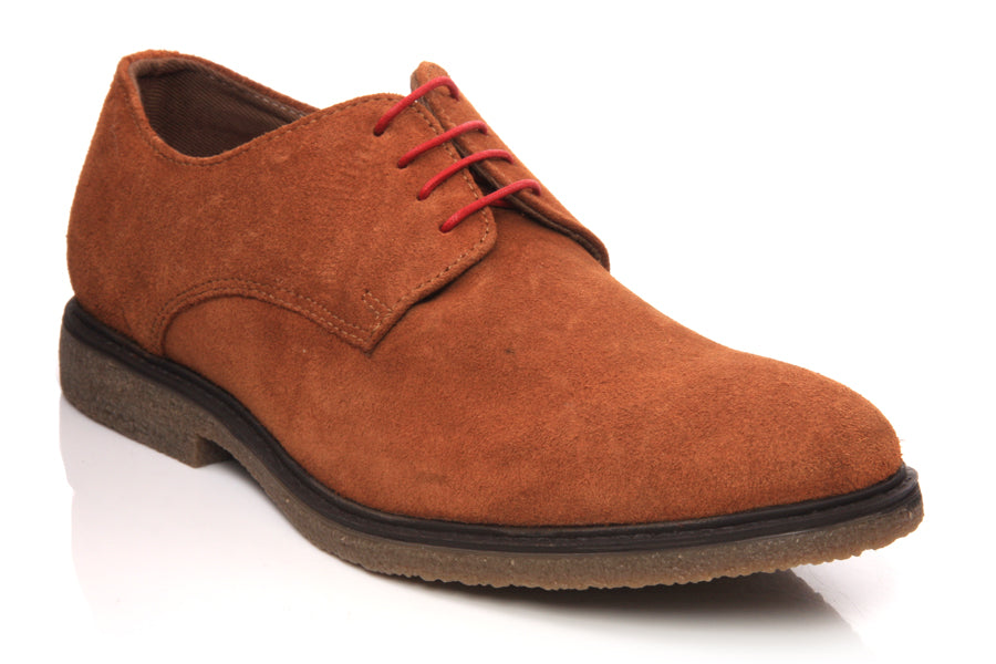 Men Suede Leather Lace Up Desert Shoes