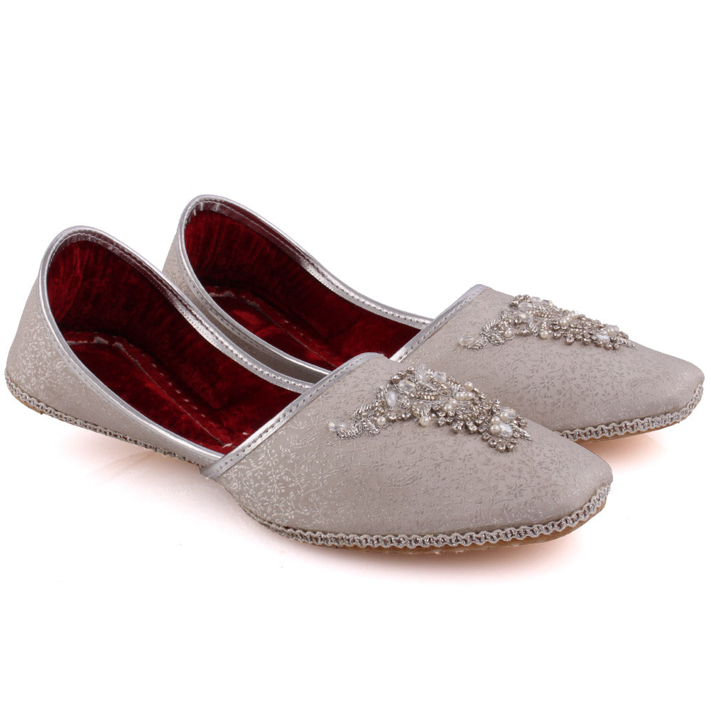 Mens ‘Egner’ Adorned Leather Flat Indian Khussa