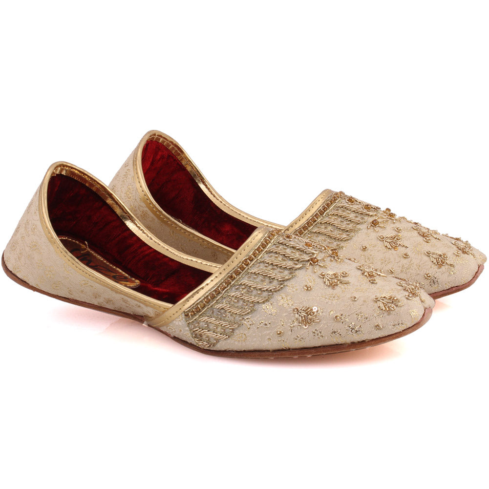 Men “ZANDER” Traditional Punjabi Leather Khussa