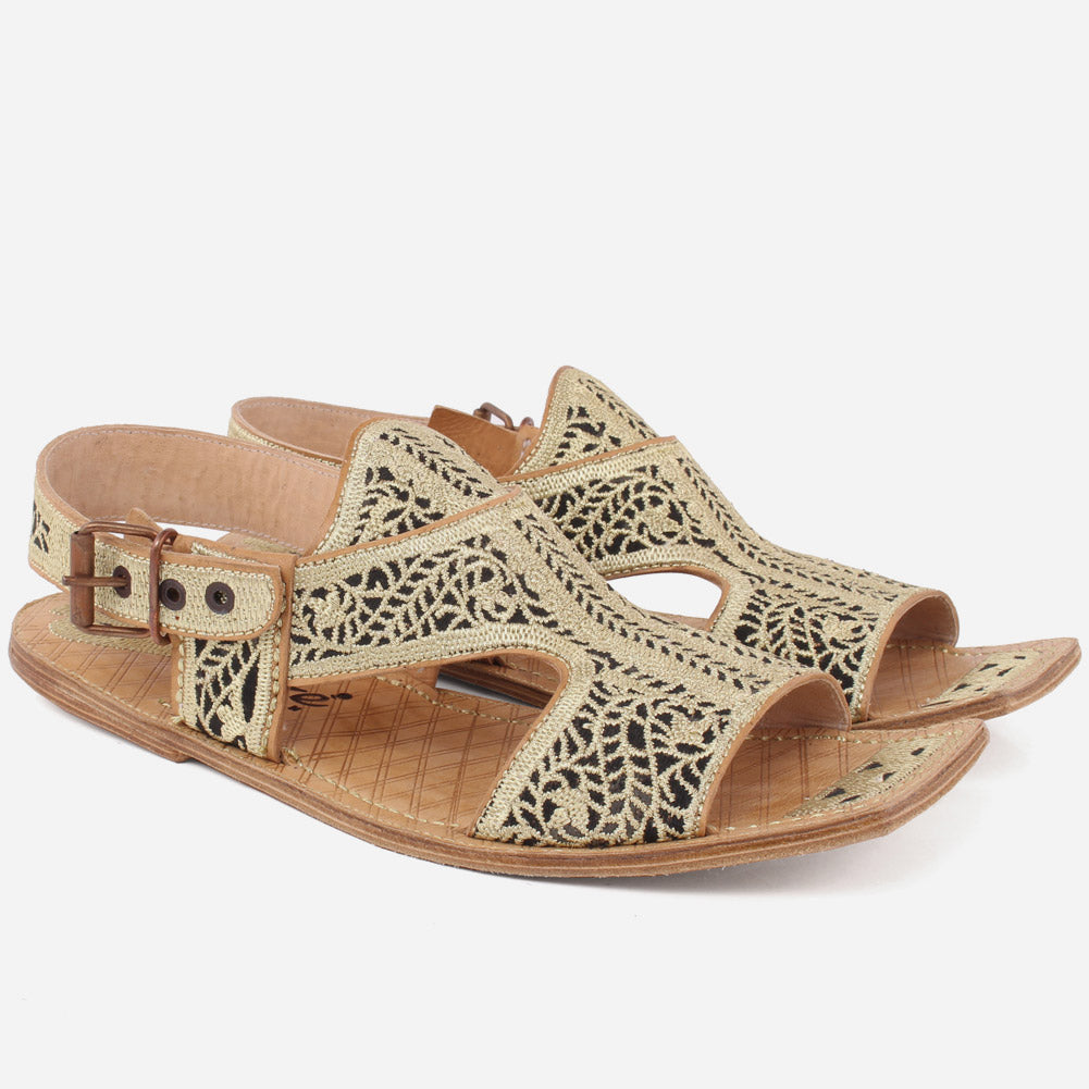 Men's BARRY Full Leather Traditional Casual Kohati Sandals