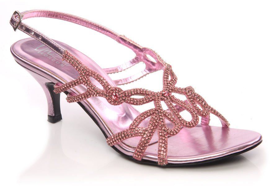 Womens 'Patsy' Jeweled Evening Heel Sandal